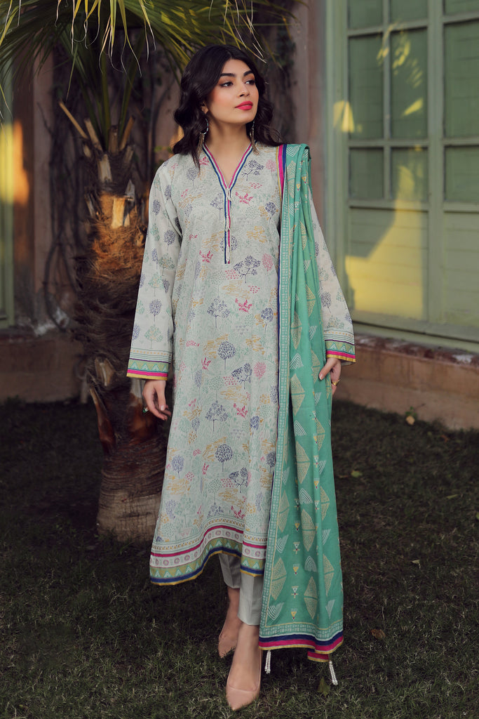 Lakhany Komal Lawn`22 D#2027 Grey