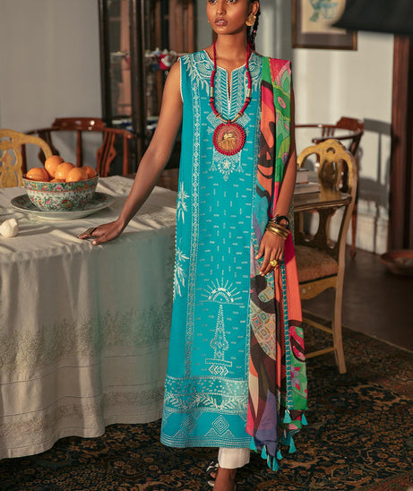 Mahgul Sabzwari Luxury Lawn`22 MLC#15