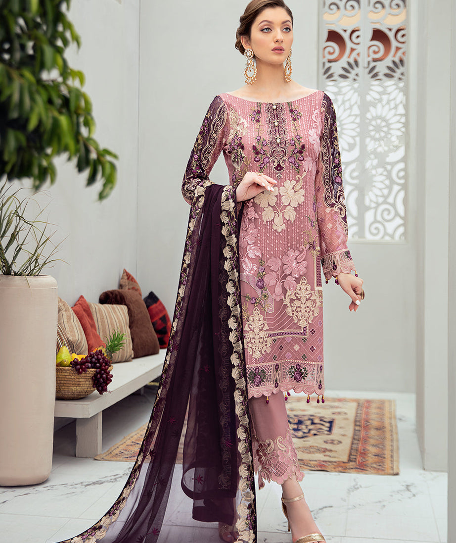 Ramsha Rangoon Collection`22 D#607 (Vol-6)
