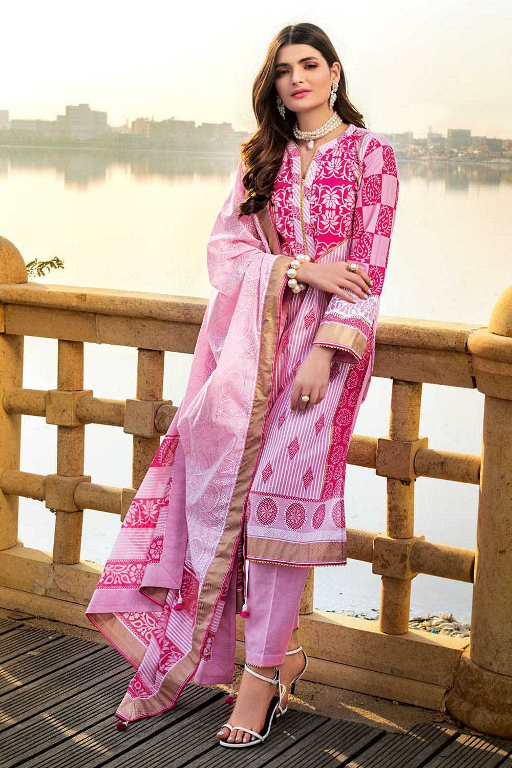 Gul Ahmed Emb Lawn'21 CL-1210 B