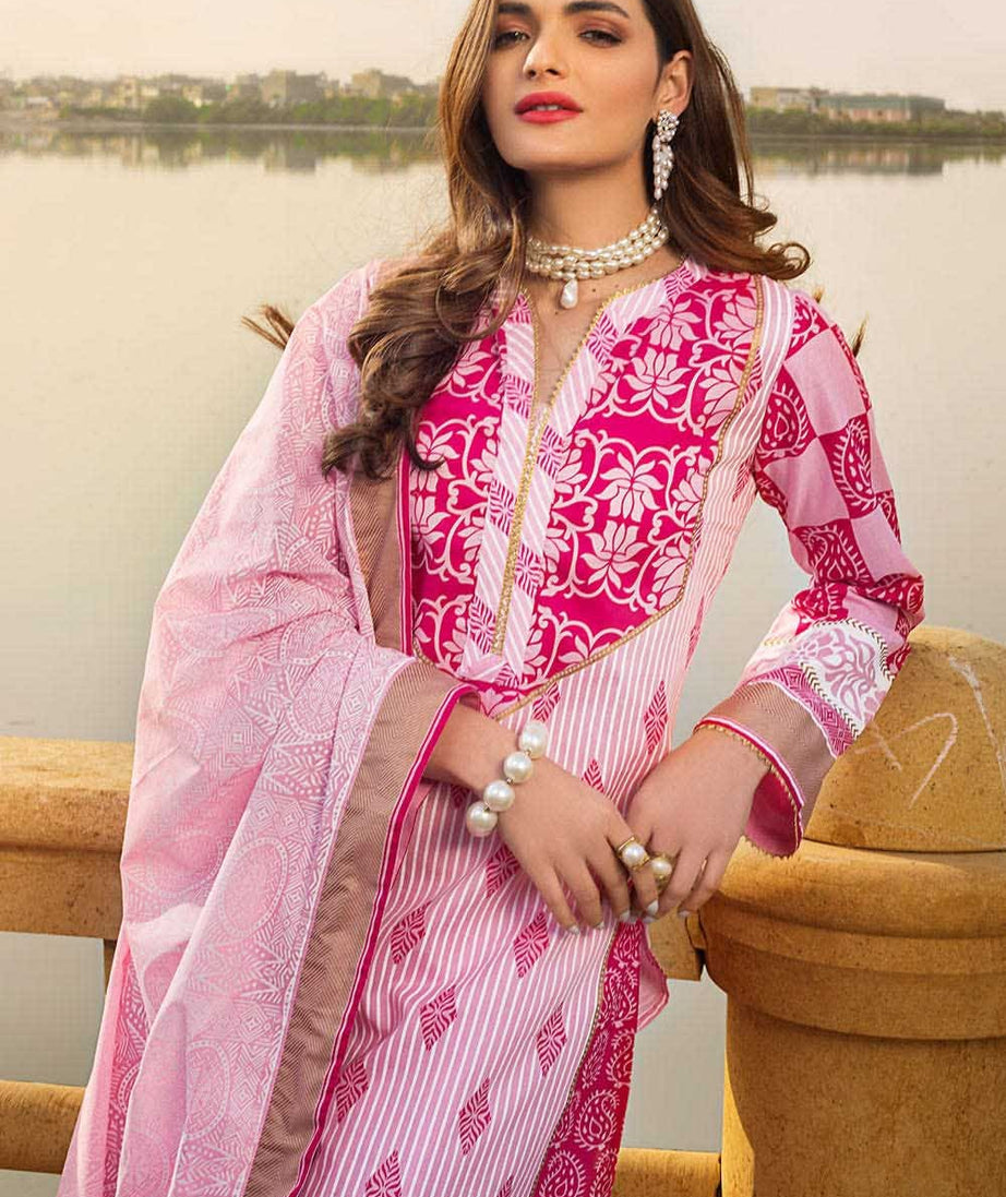 Gul Ahmed Emb Lawn'21 CL-1210 B
