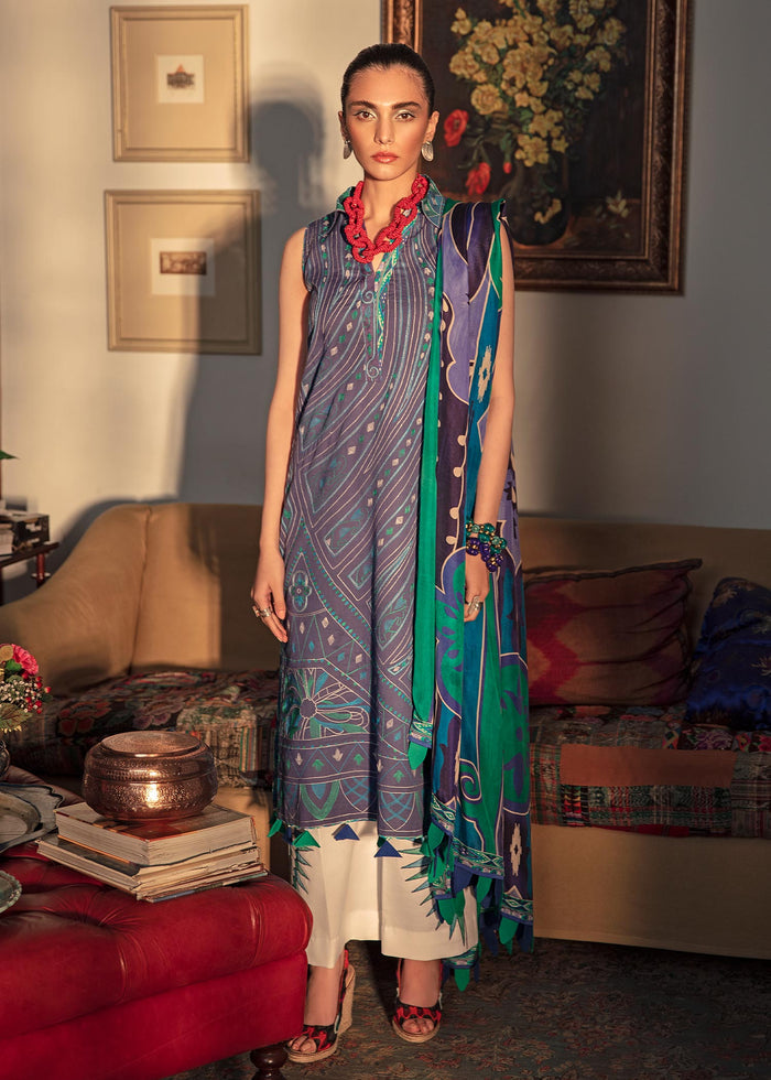 Mahgul Sabzwari Luxury Lawn`22 MLC#14