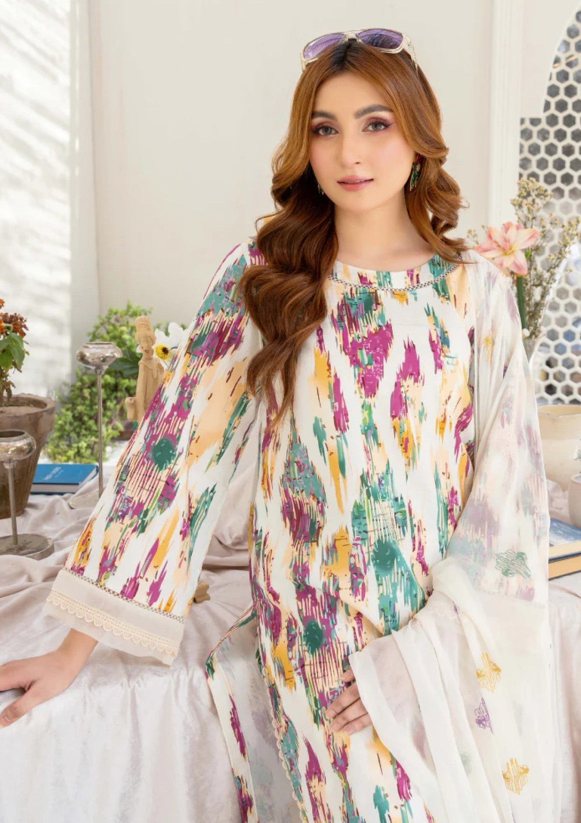 Humdum Ziva Emb Lawn'25 D#01