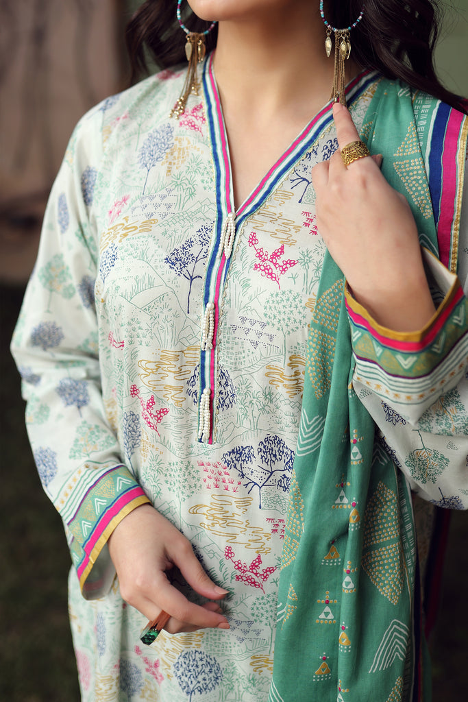 Lakhany Komal Lawn`22 D#2027 Grey