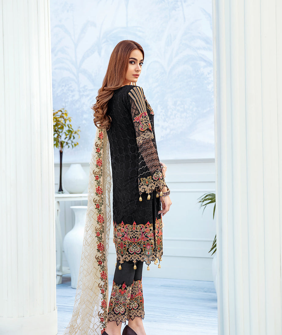 Ramsha Chevron L/Chiffon`22 D#208 (Vol-2)