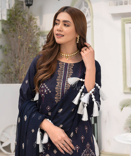 Feroza Fizza Luxury Lawn'24 D#08
