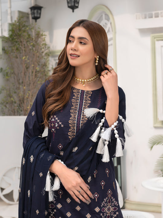 Feroza Fizza Luxury Lawn'24 D#08
