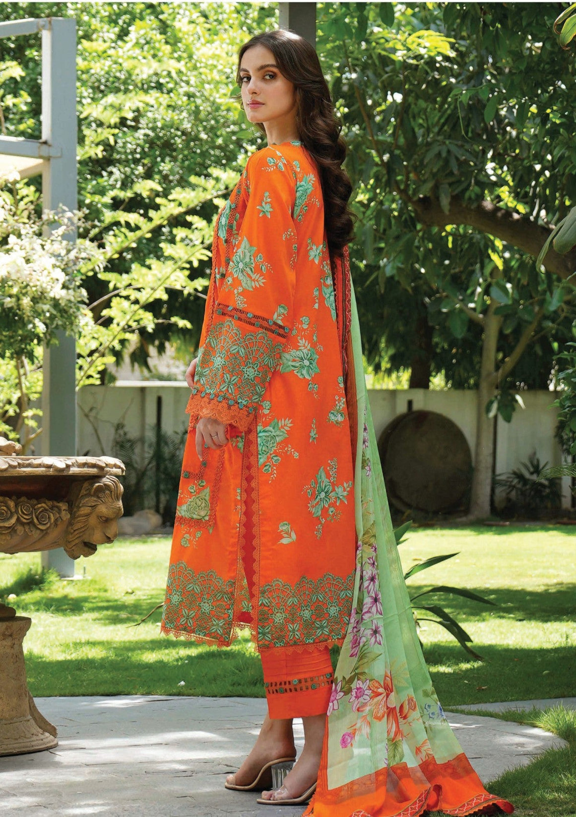 Meerak Summer Wine Lawn'25 (Arancia)
