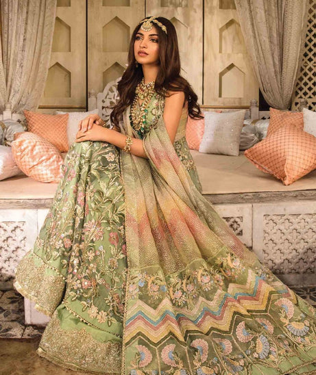 CRIMSON | Wedding Unstitched Collection '22 D# MINT - 1B