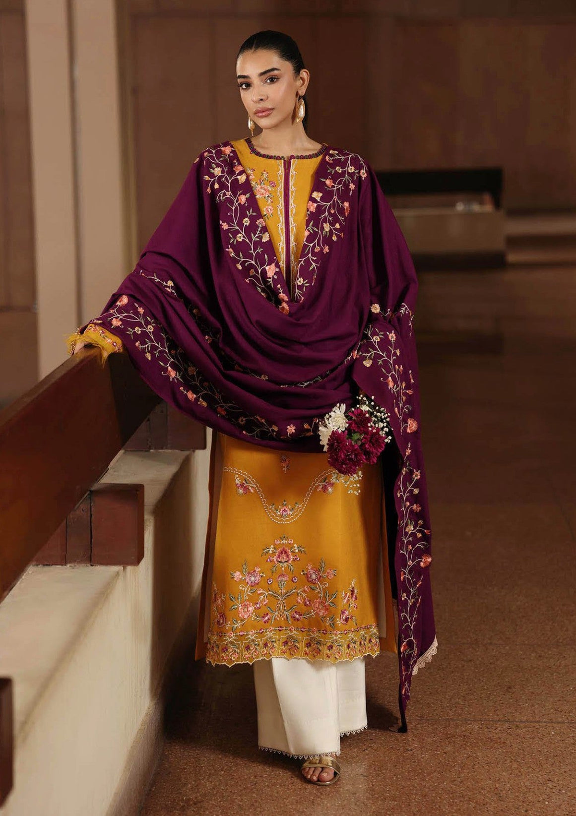 Raj Bari P/Winter Shawl`25 D#03