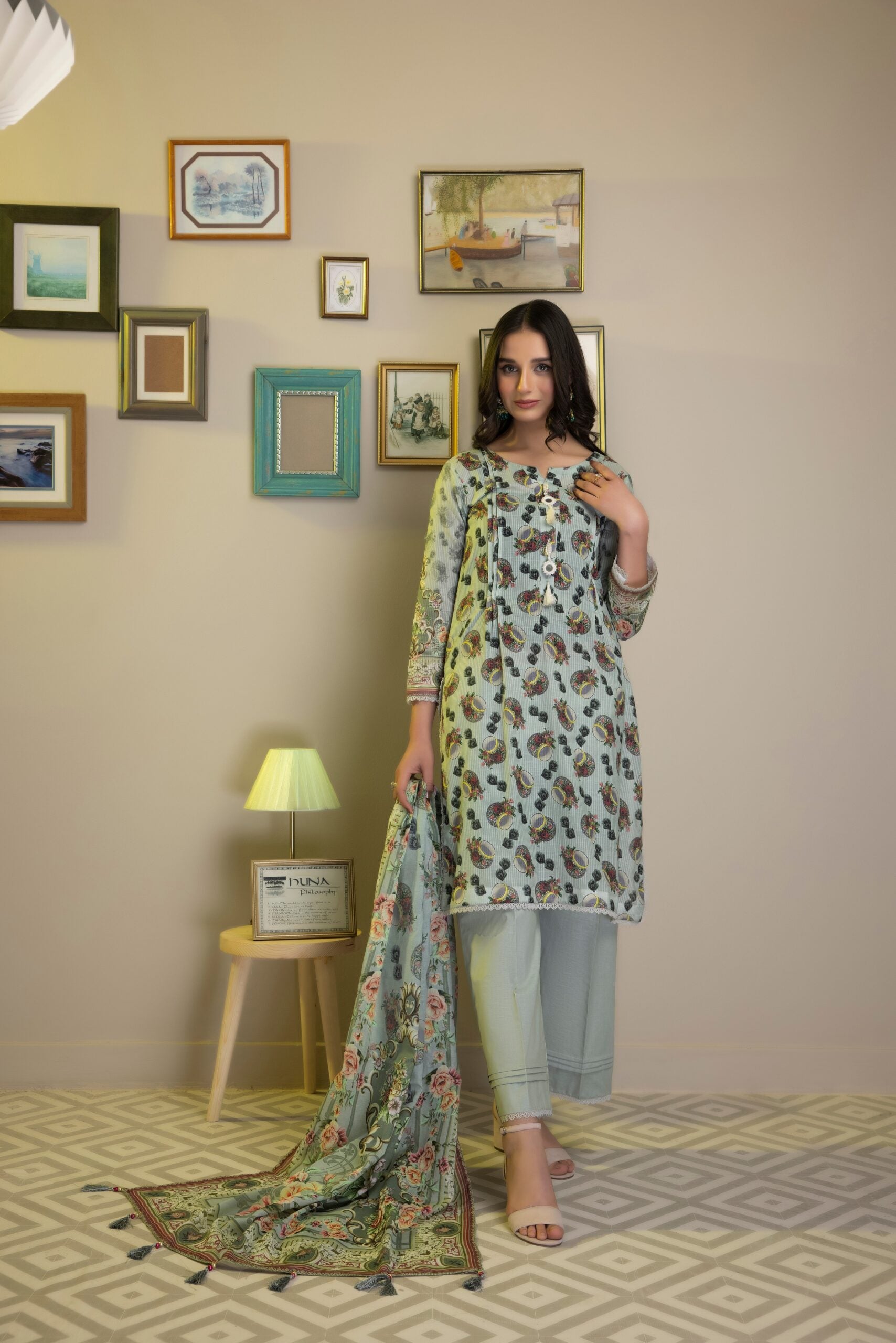 Salina Stripe Doby Lawn`23 D#07