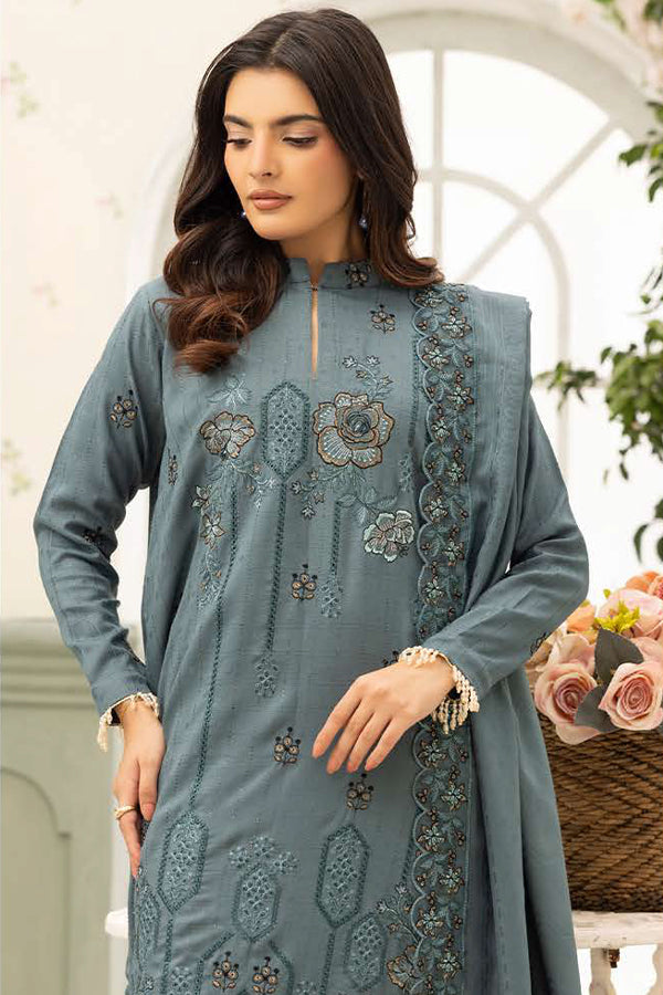 Shaista Festive Emb Peach'26 D#115