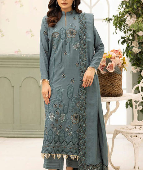 Shaista Festive Emb Peach'26 D#115