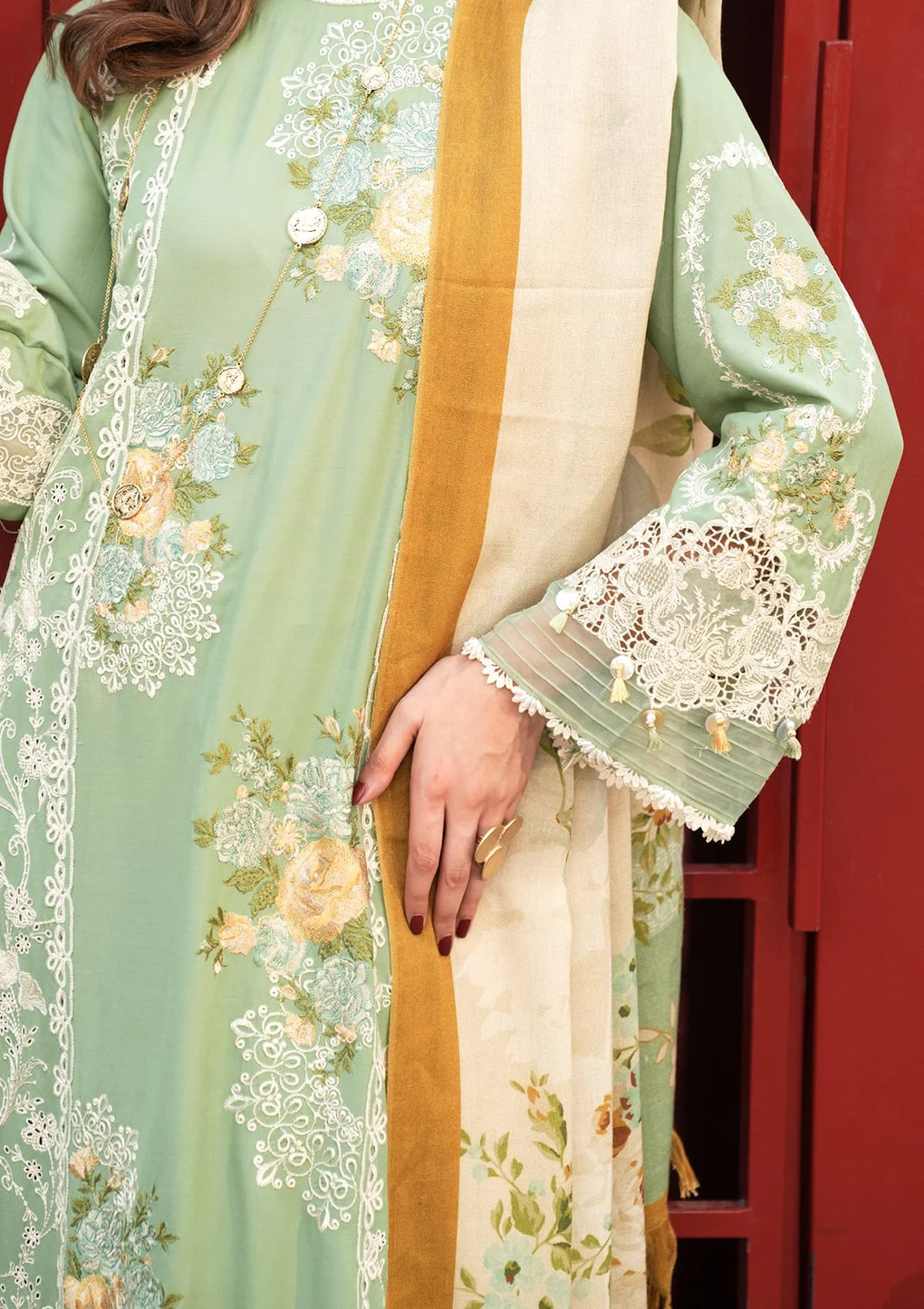 Elaf Winter Pashmina Shawl Collection'24 EPW#4B
