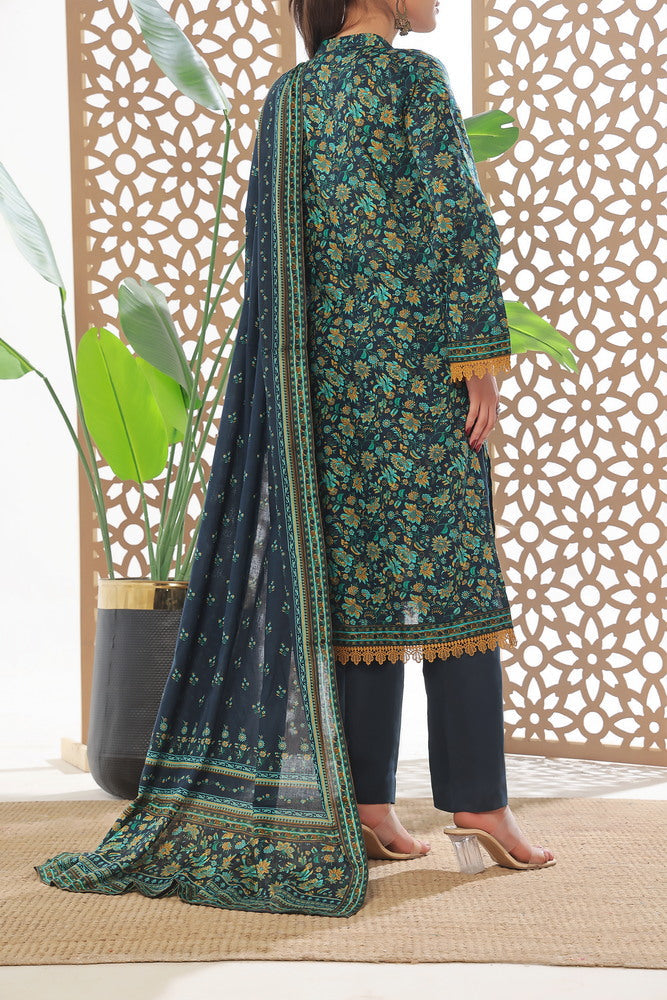 VS Daman Print Lawn`25 D#804 D Zink