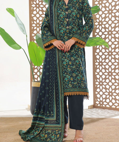 VS Daman Print Lawn`25 D#804 D Zink