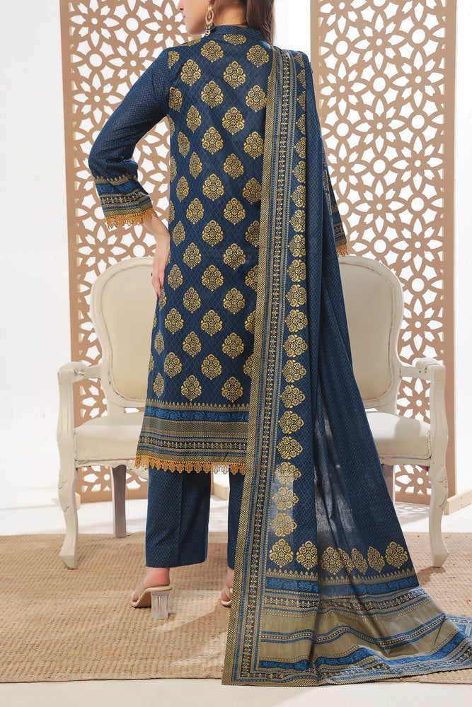 VS Daman Print Lawn`25 D#807 Zink