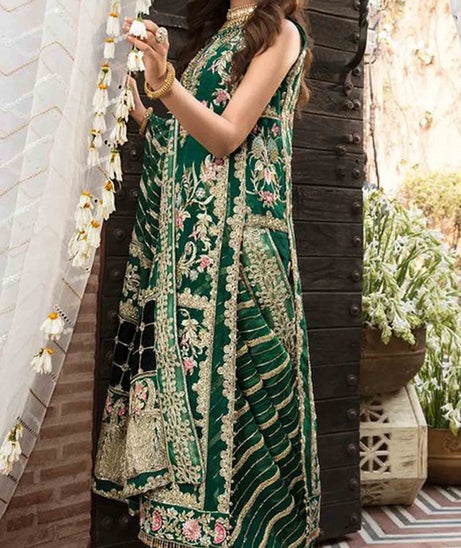 CRIMSON | Wedding Unstitched Collection '22 D# EMERALD - 2B