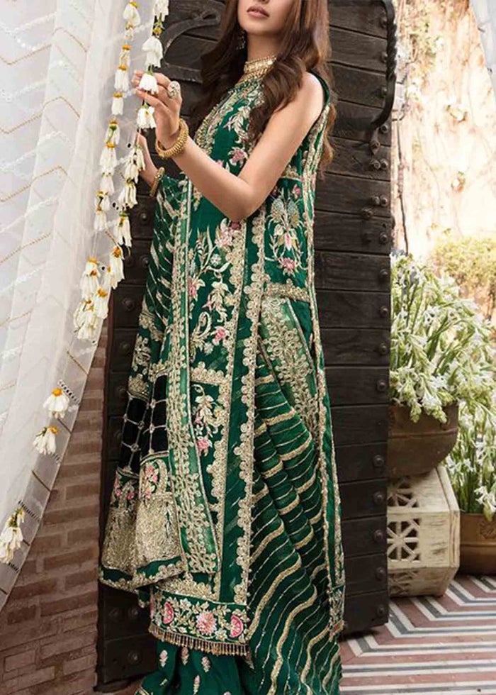 CRIMSON | Wedding Unstitched Collection '22 D# EMERALD - 2B