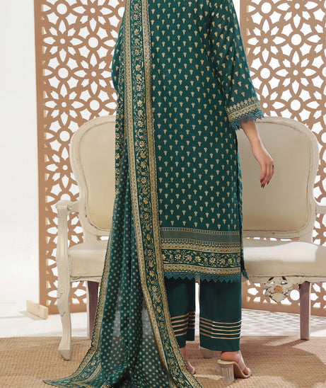 VS Daman Print Lawn`25 D#808 B Green