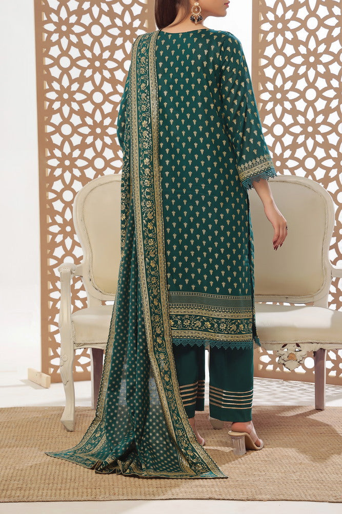 VS Daman Print Lawn`25 D#808 B Green