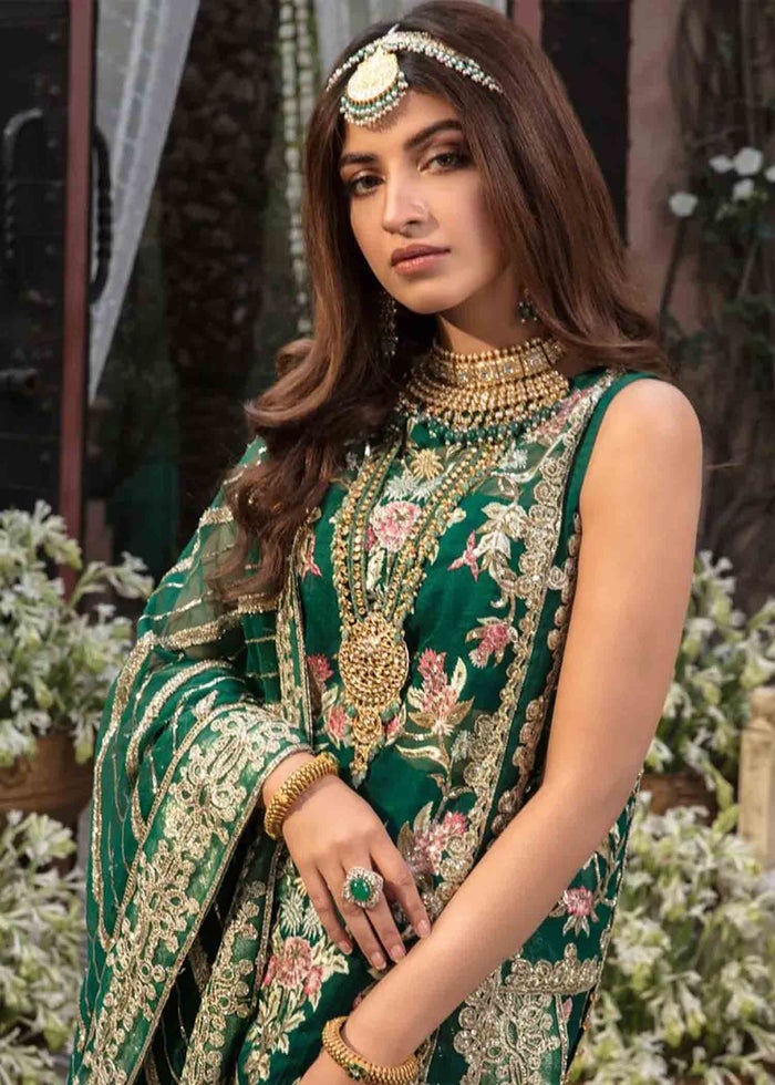 CRIMSON | Wedding Unstitched Collection '22 D# EMERALD - 2B