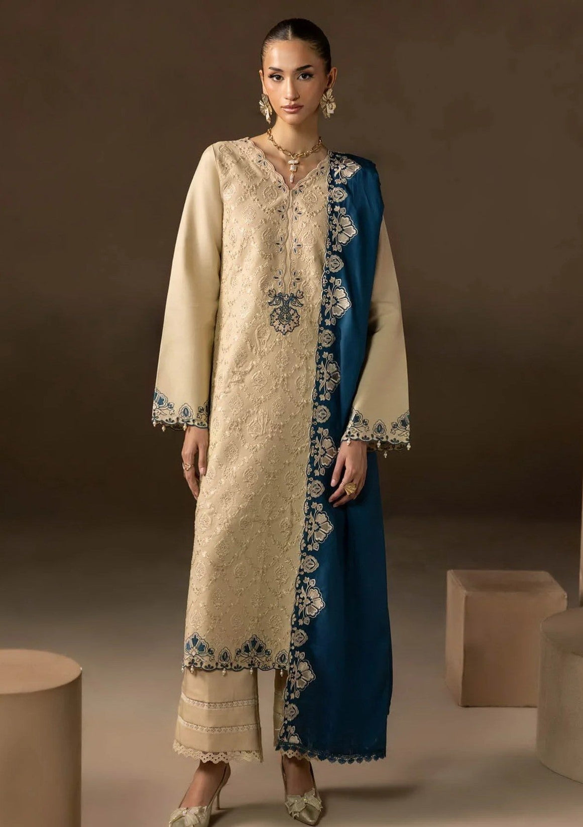 Raj Bari Sareen C/Kari Viscose`25 D#06