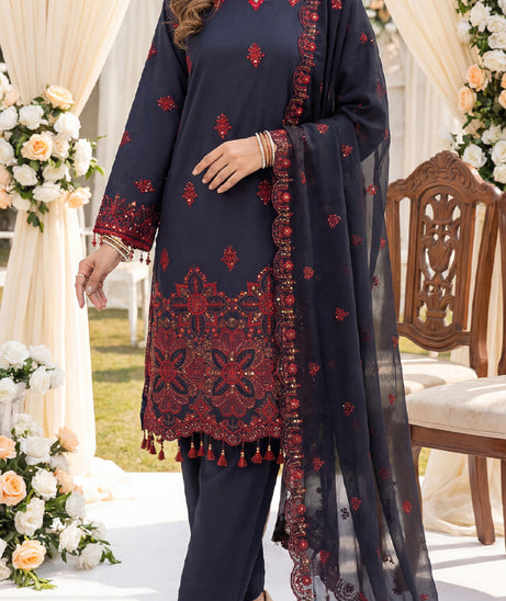 Sana & Sara Luxury Lawn'26 D#883