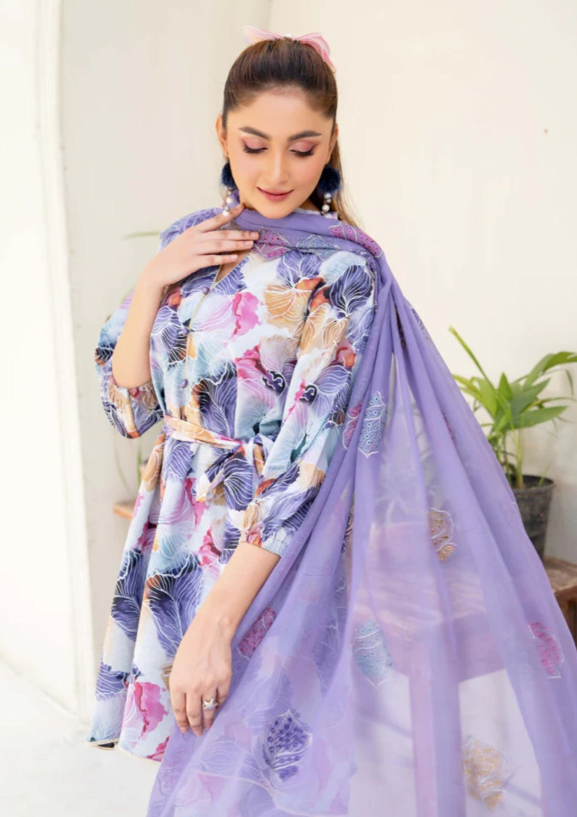 Humdum Ziva Emb Lawn'25 D#08