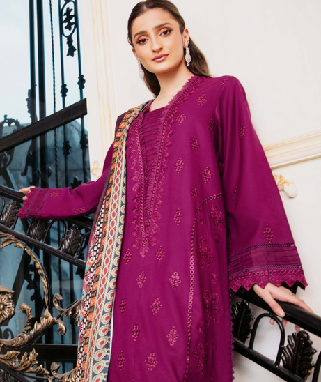 Hamdam Serene Emb Wool`25 D#07