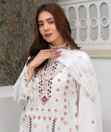 Feroza Fizza Luxury Lawn'24 D#07