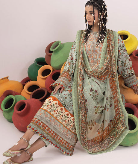 Faiza Faisal Rangeeli Lawn'24 (Chambeli)