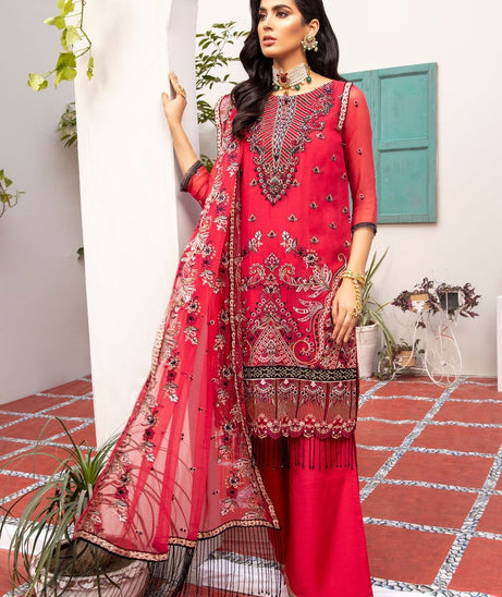 Azal Jaan-E-Adaa L/Chiffon`21 Carnelian