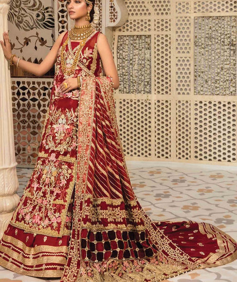 CRIMSON | Wedding Unstitched Collection '22 D# SCARLET - 2A