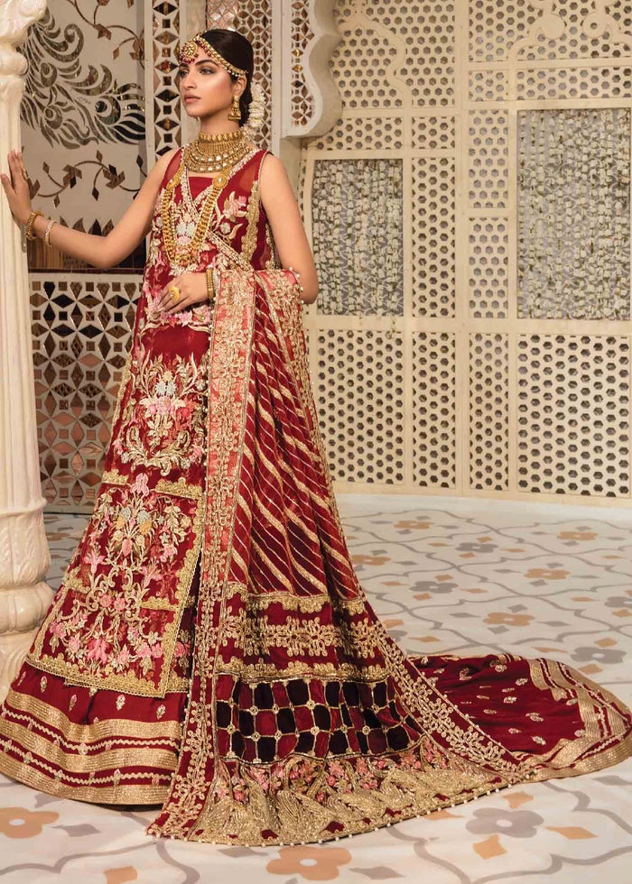 CRIMSON | Wedding Unstitched Collection '22 D# SCARLET - 2A