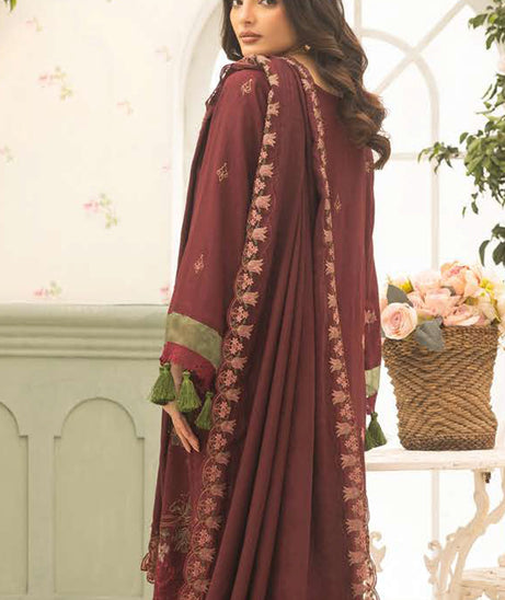 Shaista Festive Emb Peach'26 D#116