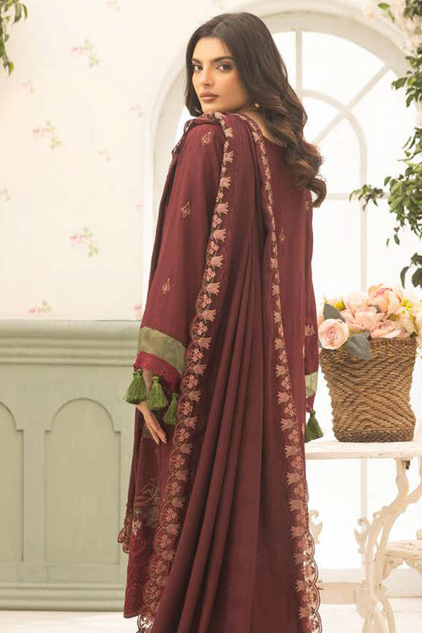 Shaista Festive Emb Peach'26 D#116