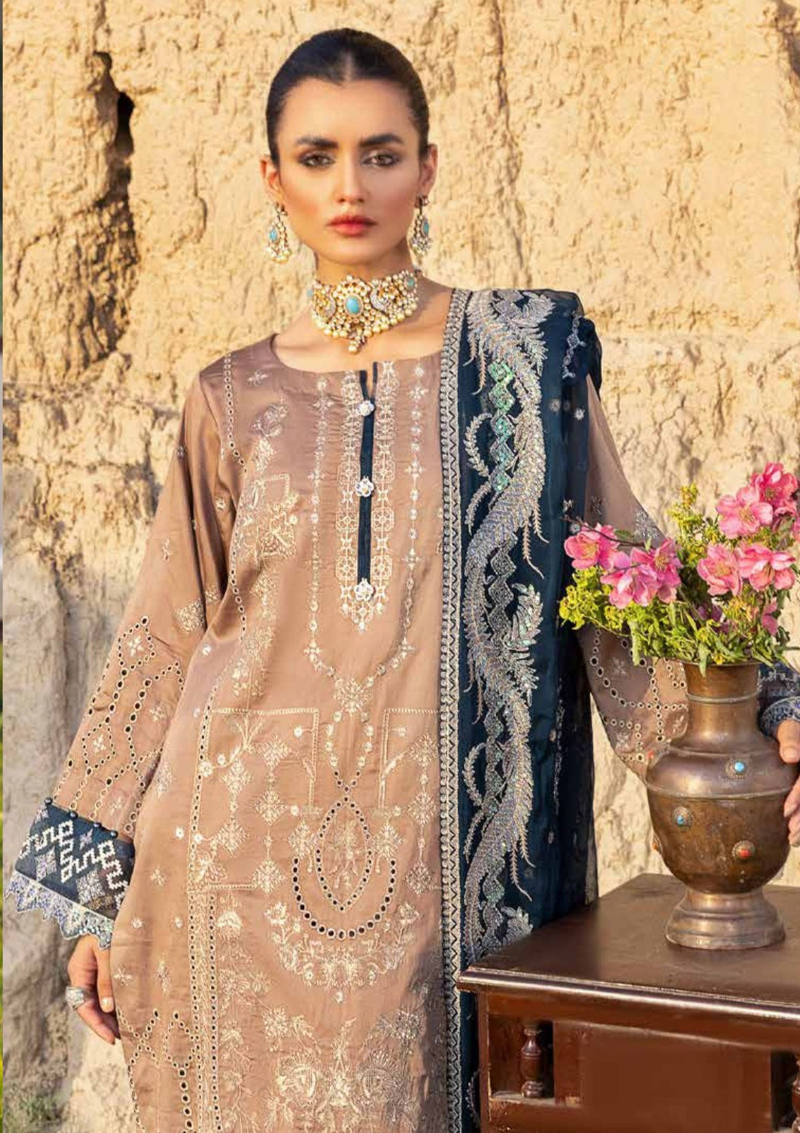 Muscari Emb Cotton Satin`22 D#108