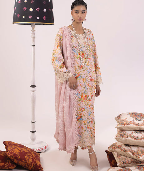 Faiza Faisal Rangeeli Lawn'24 (Laali)