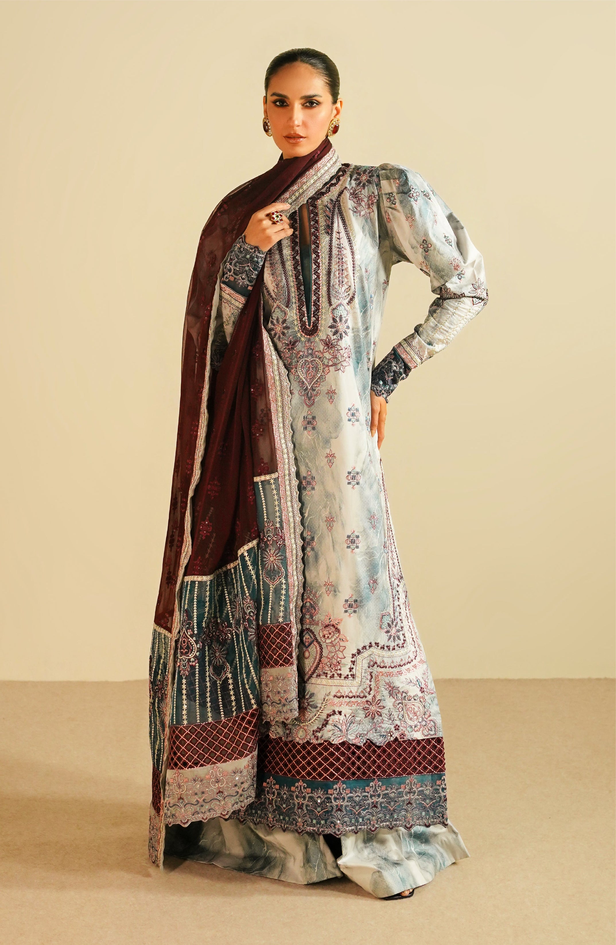 Maryum & Maria Eid Lawn'24 D#590