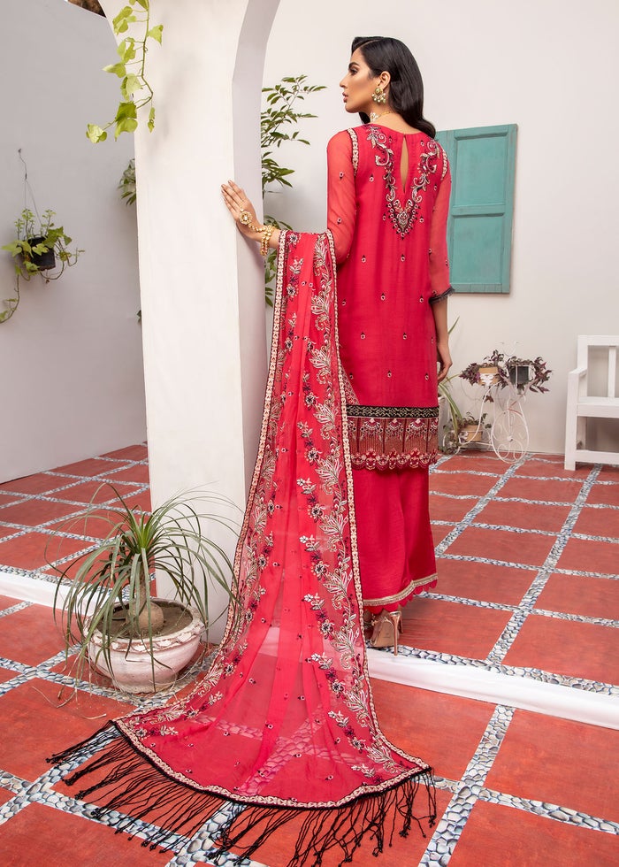 Azal Jaan-E-Adaa L/Chiffon`21 Carnelian