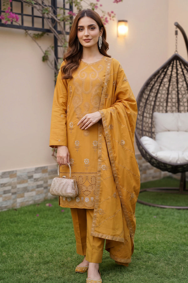 BR Rounaq Emb Dhanak'26 V#15 D#1 (Mustard)