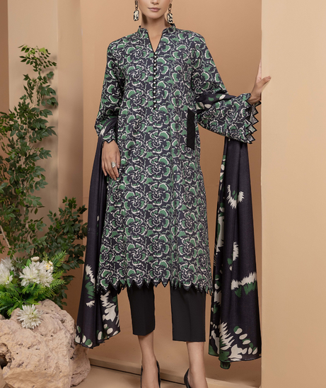Hamdam Zara Khaddar W/Shawl'24 D#4