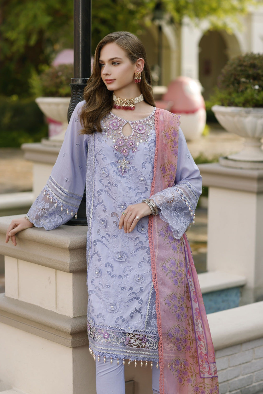 Noor By Saadia Asad Schiffli Laserkari`23 D#2