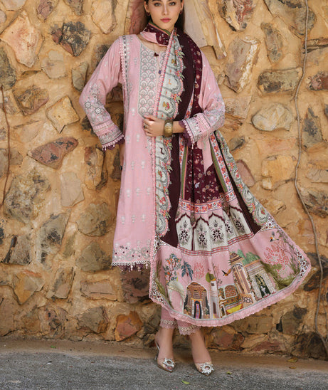 Luxury Winter Shawl By Noor by Sadia Asad D# 03