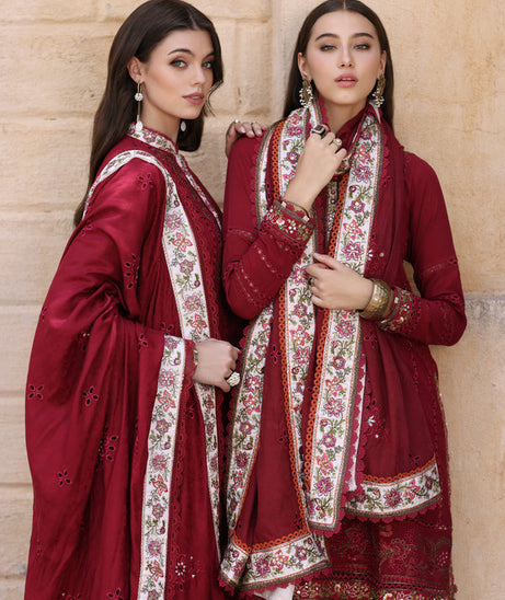 Luxury Winter Shawl By Noor by Sadia Asad D# 07