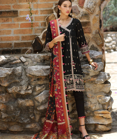 Luxury Winter Shawl By Noor by Sadia Asad D# 09