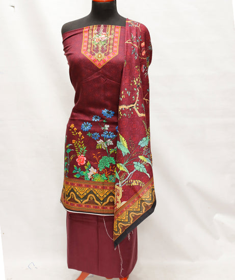 AA Marina Printed 3Pcs D#101 (Magenda)