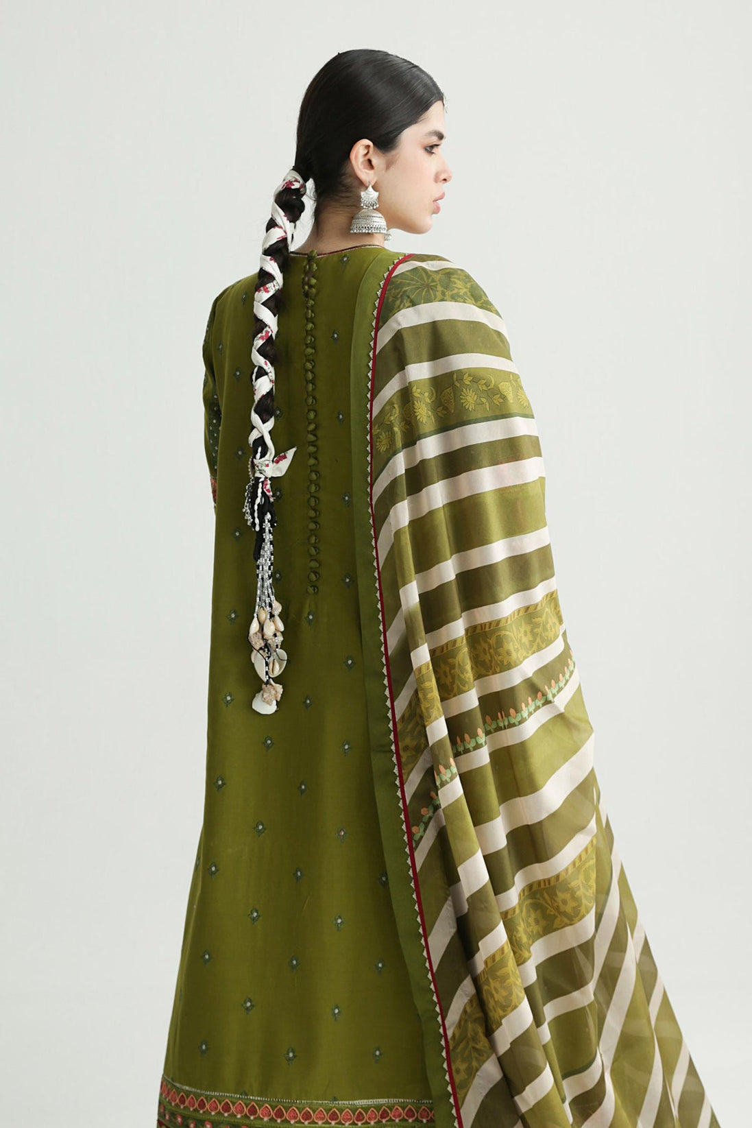 Zara Shahjahan Lawn Unstitched 2024 AAINA-8B