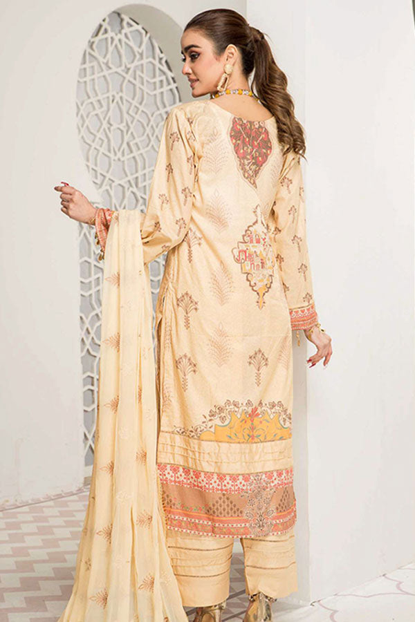 AB Noor Digital Emb Lawn`22 D#1